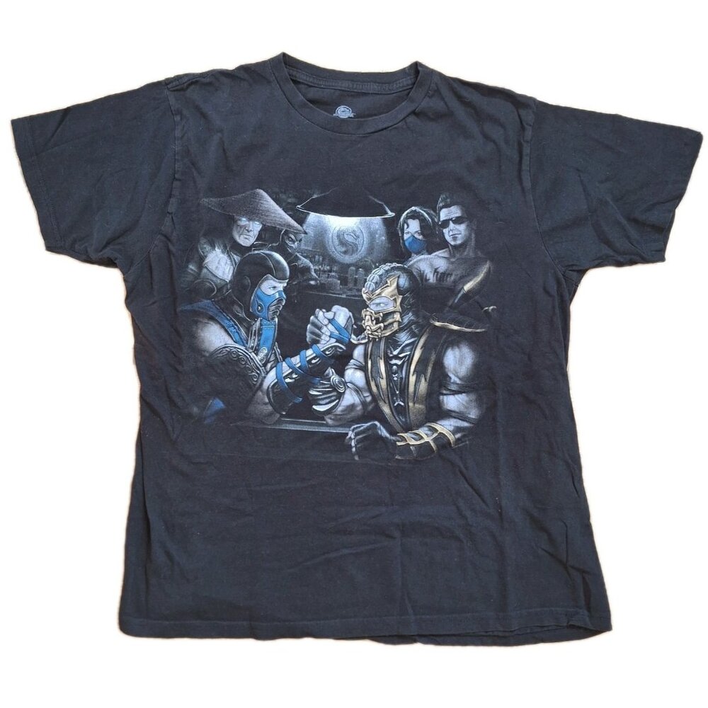 MORTAL KOMBAT TEE BLACK T-SHIRT SIZE LARGE
